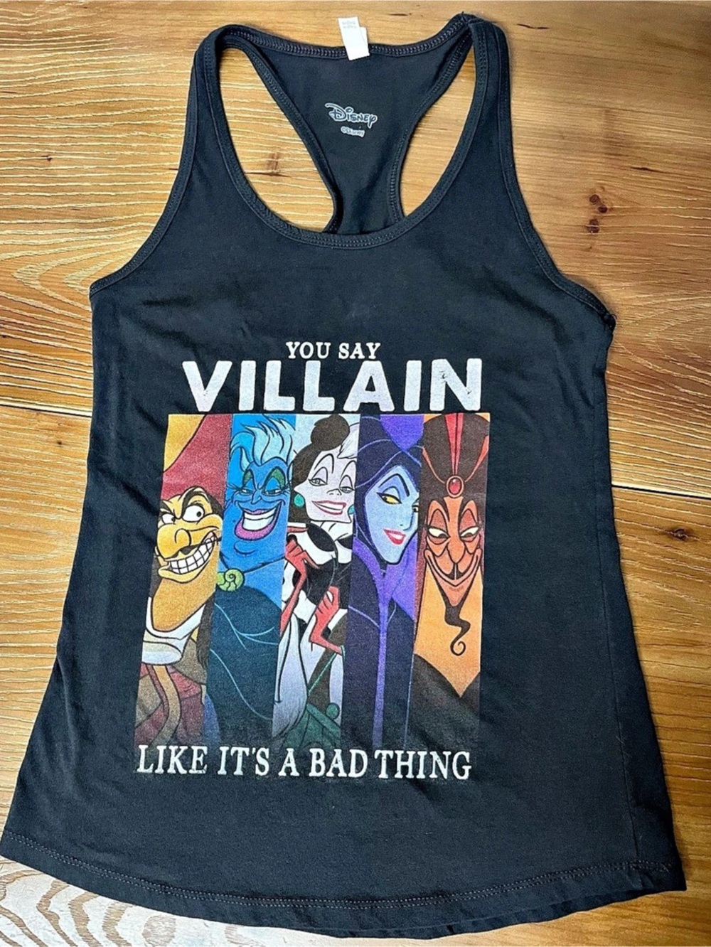 Disney Villains You Say Villain Like It's A Bad Thing Tank Top Black Medium